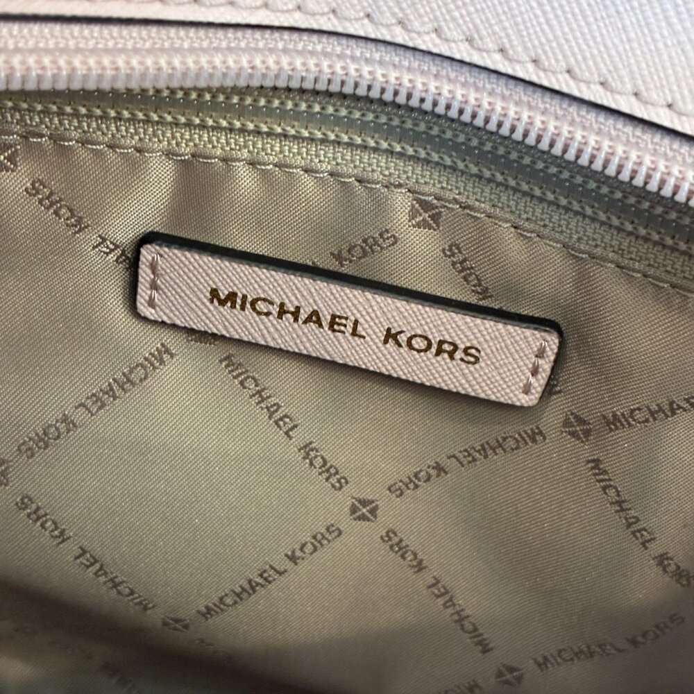 NWOT Michael Kors Jet Set Travel Extra-Small Logo Top-Zip Tote Bag - Picture 8 of 14